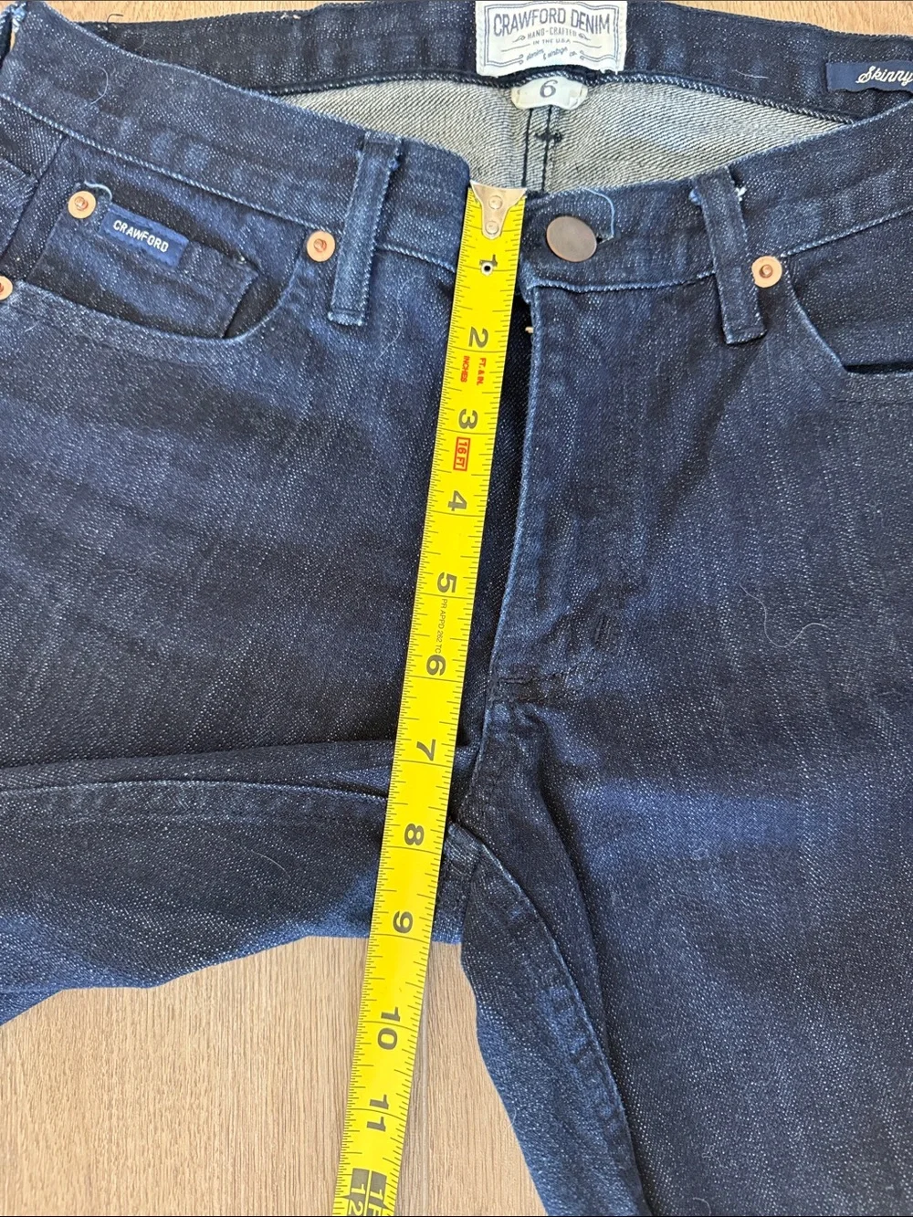 Women's Dark Blue Denim Jean Shorts